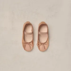 Rubber Tread Pattern Ballet Flats | Mocha Metallic