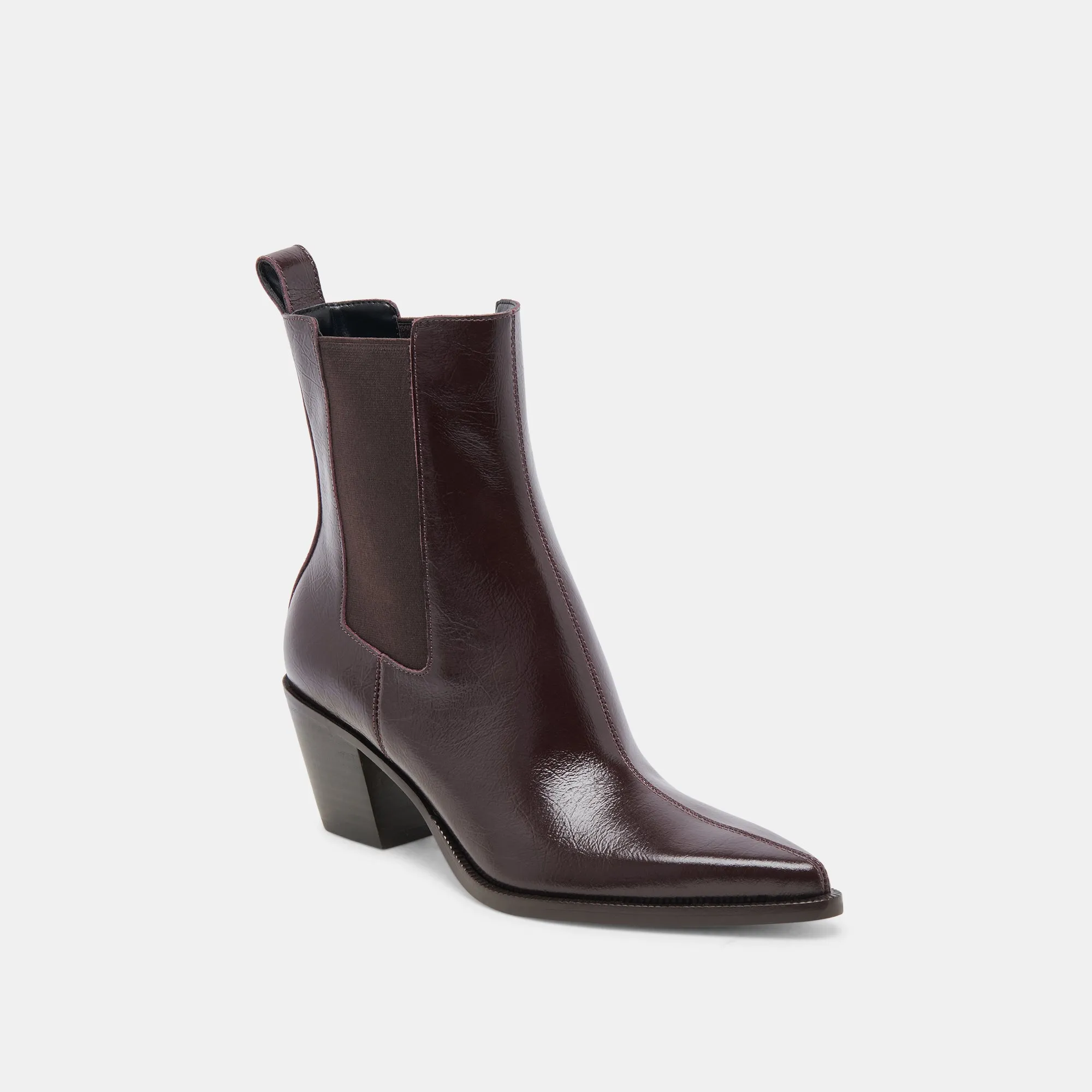 Slim Style SHADIE H2O BOOTIES MULBERRY CRINKLE PATENT