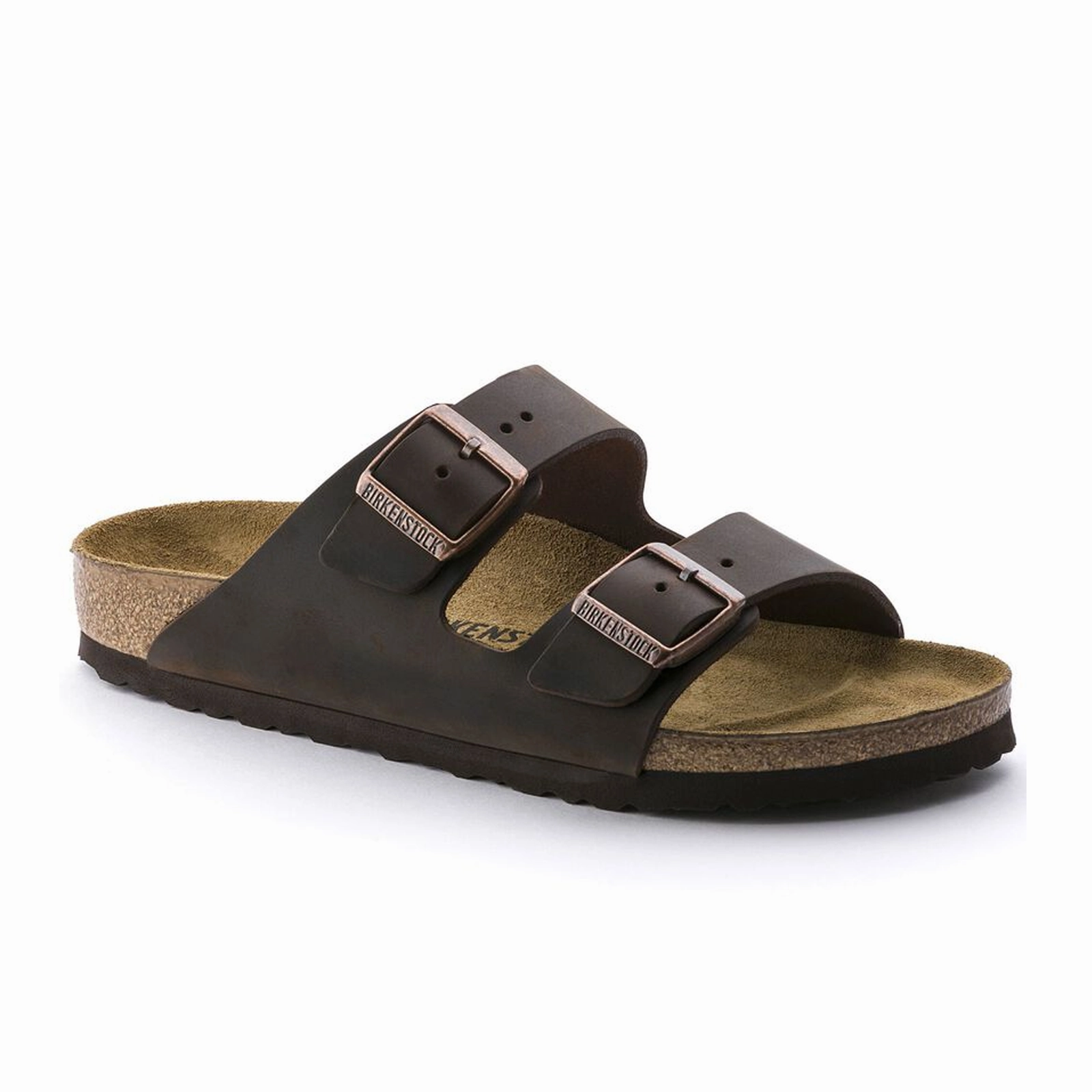 Functional Design Birkenstock Arizona Slide Sandal (Unisex) - Habana Oiled Leather