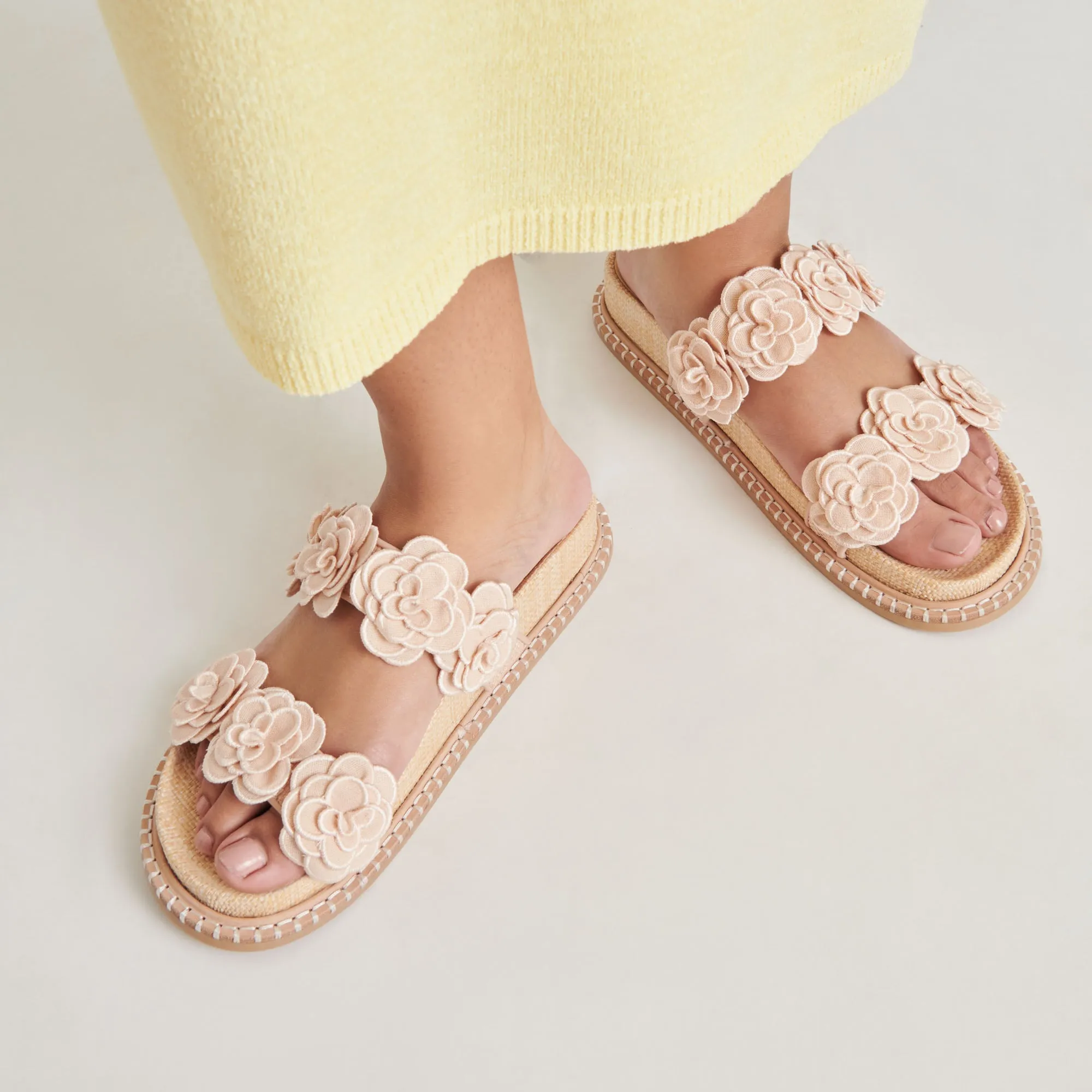 SHERLA SANDALS PRALINE RAFFIA winter necessities Dynamic Fit