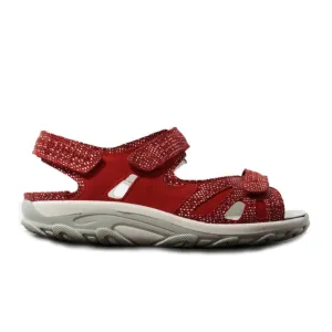 Waldlaufer Hanni 448001 Active Sandal (Women) - Red Effortless Sandals