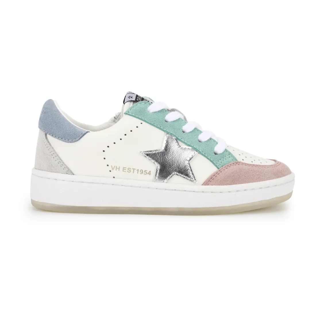 Durable Stitching Vintage Havana Shoes Kids Katrin Silver Multi