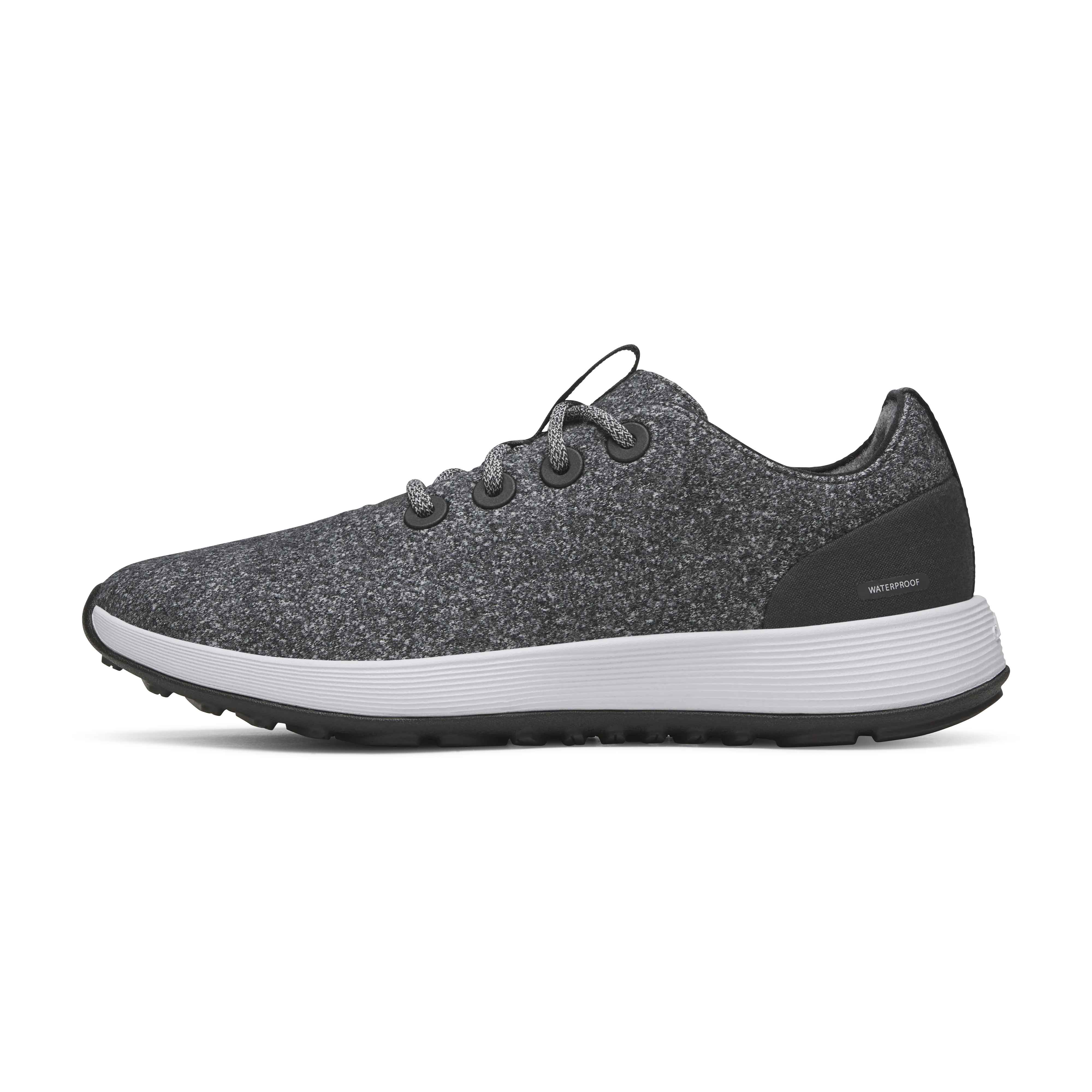 Rollbar Stability System Men's Wool Runner NZ Waterproof - Dark Grey (Light Grey Sole)
