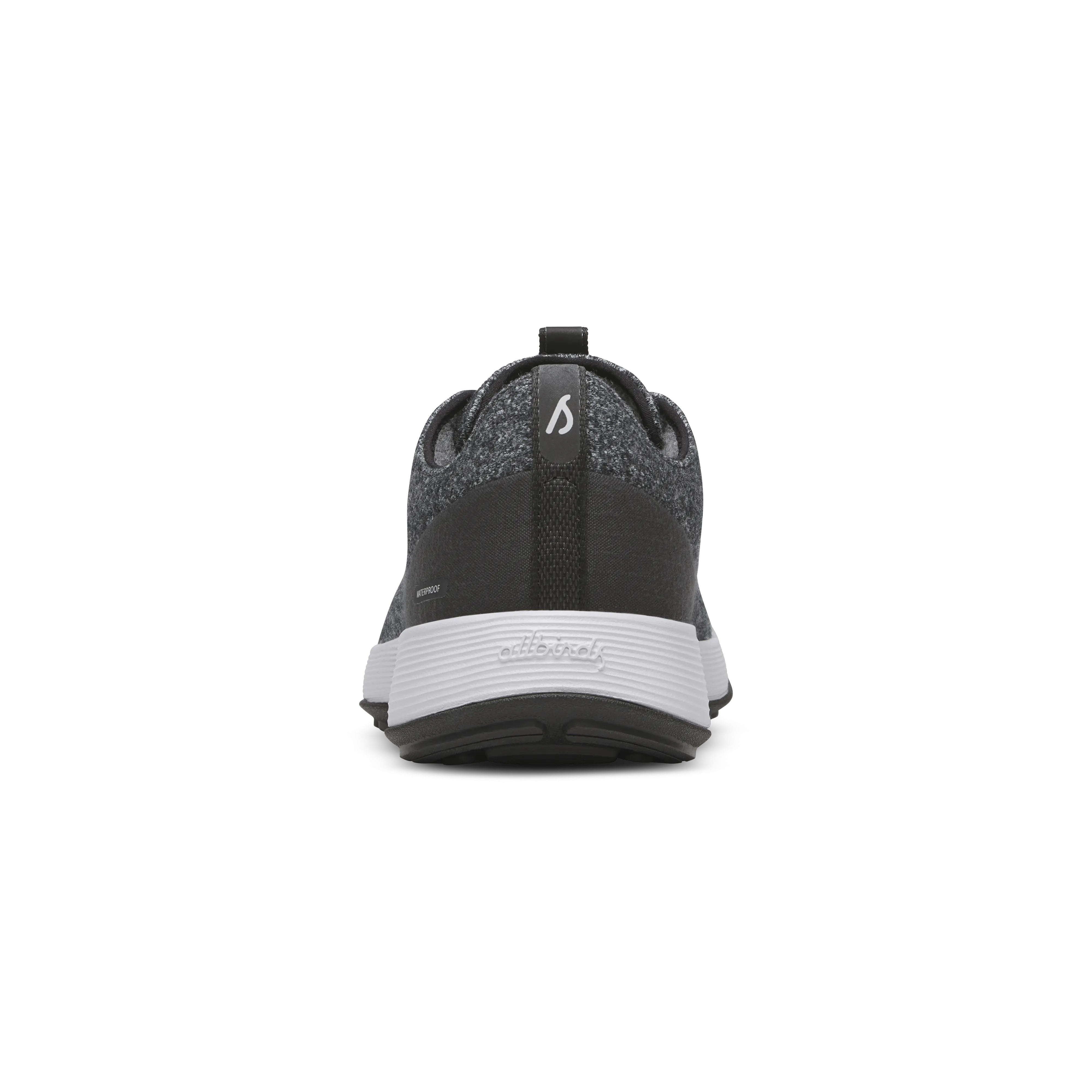 Men's Wool Runner NZ Waterproof - Dark Grey (Light Grey Sole) No Seam Interior Comfy Fit