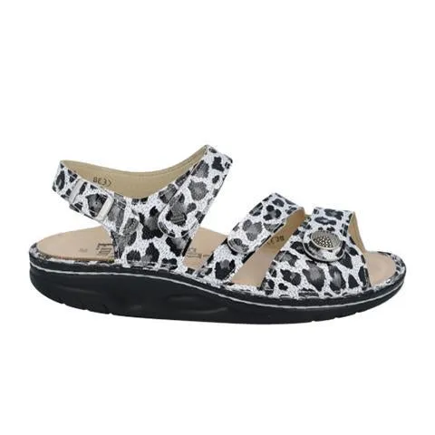 Machine washable Finn Comfort Tiberias Backstrap Sandal (Women) - White Malawi