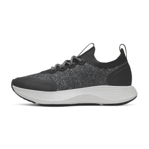 Recycled Sockliner Structured performance Men's Wool Strider - Dark Grey (Light Grey Sole)