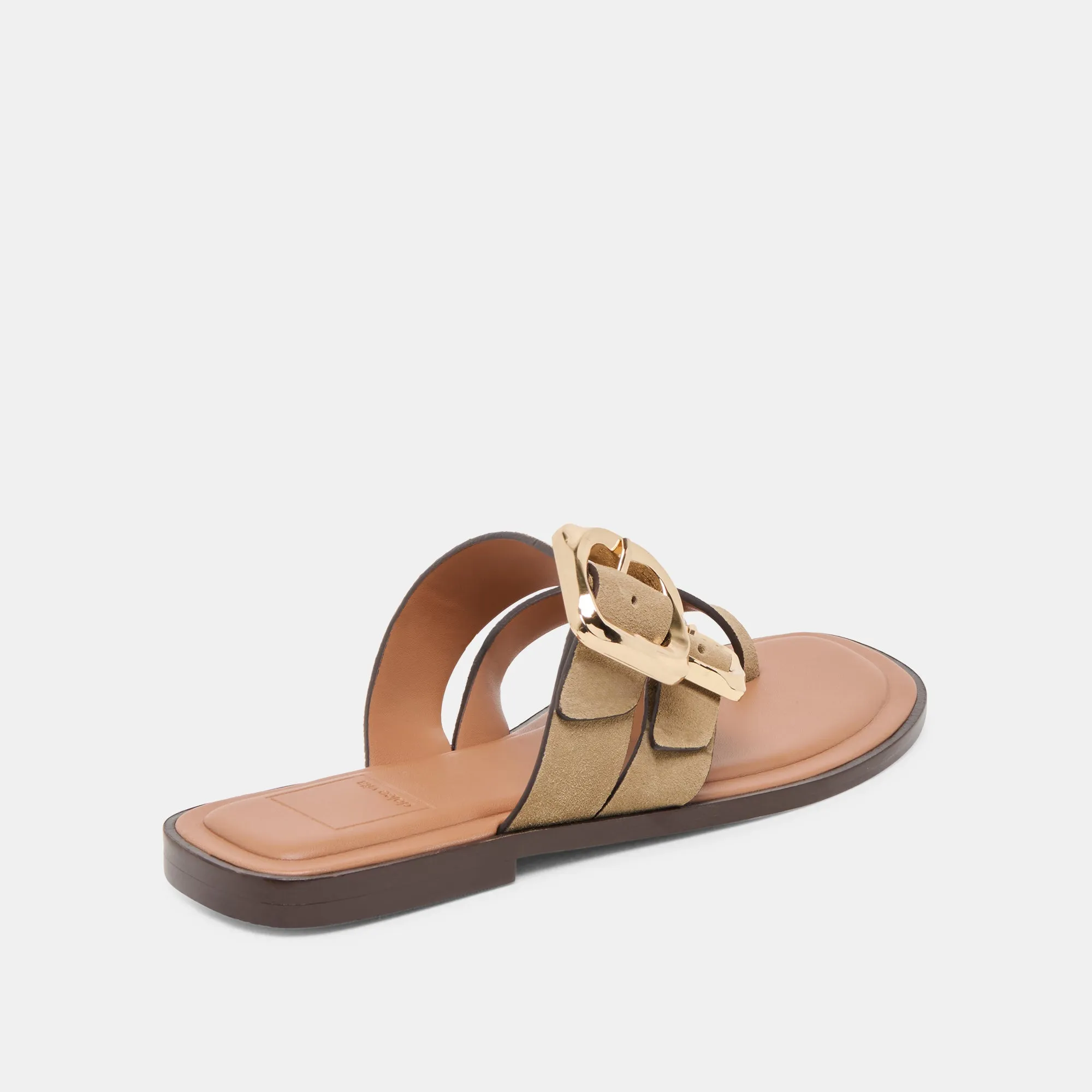 SHORE SANDALS TAUPE SUEDE Hyper Compression