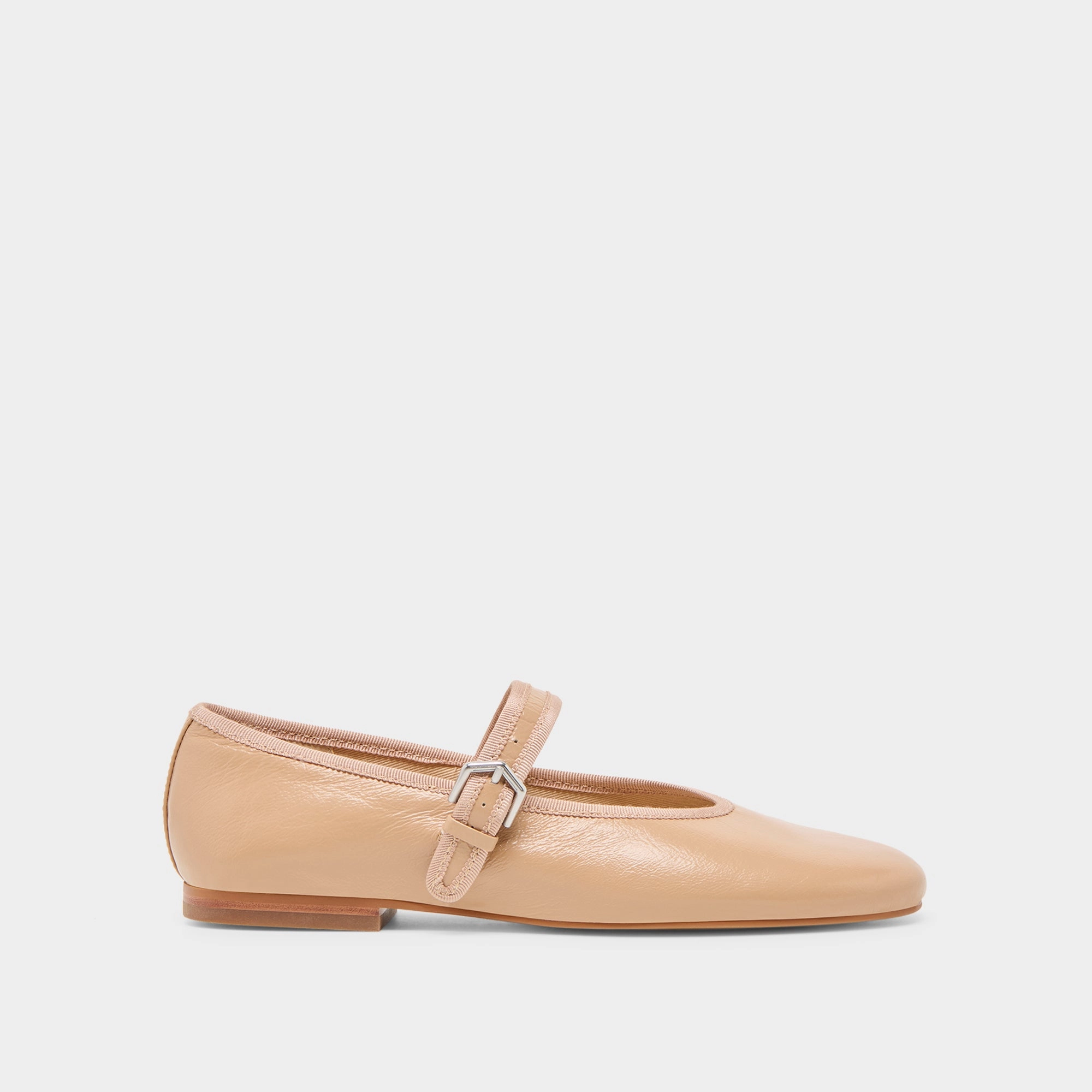 ROSLYN BALLET FLATS LIGHT TAN LEATHER Trendy Pumps