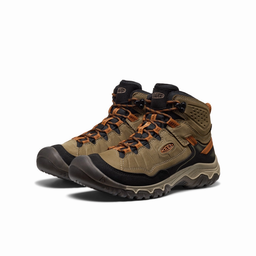 Comfortable Touch Men's Targhee IV Waterproof Hiking Boot  |  Sea Turtle/Roasted Pecan