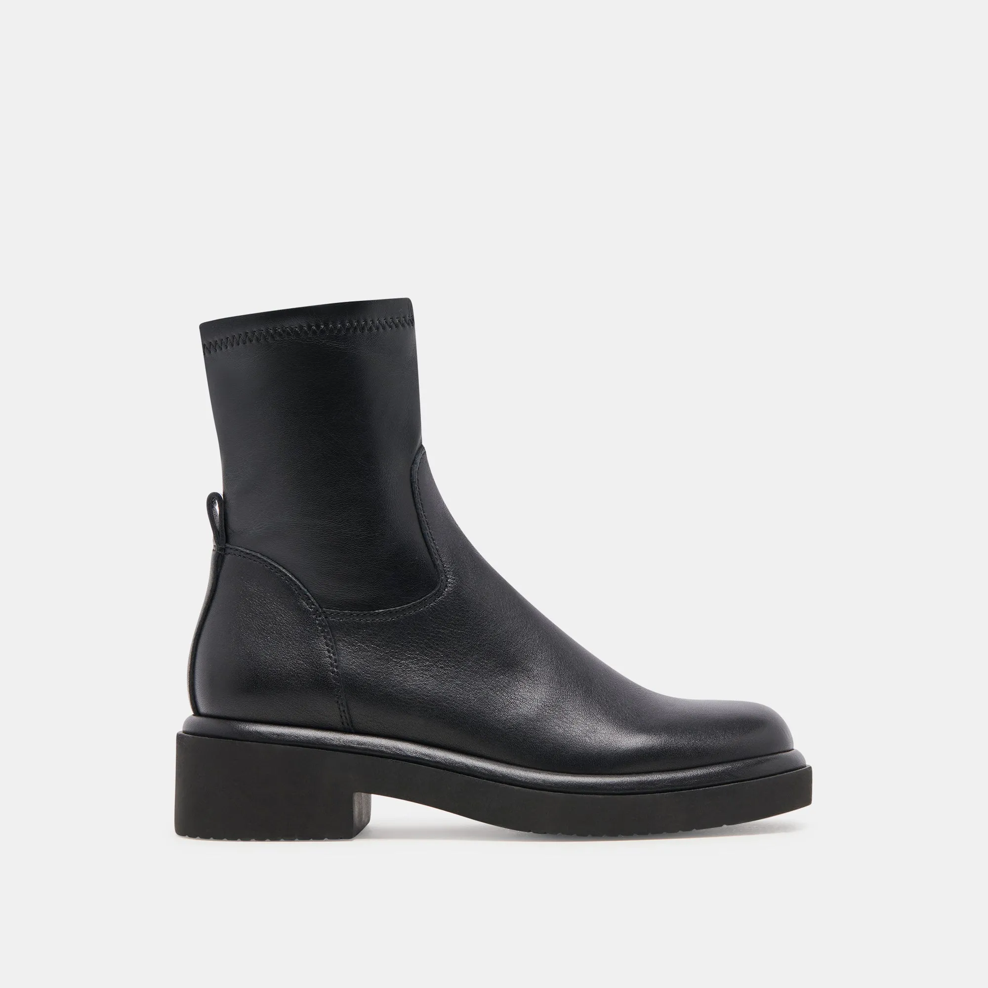 SIMAYA H2O WIDE BOOTS BLACK LEATHER synthetic leather