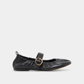 Birthday Spark CAELY BALLET FLATS BLACK LEATHER
