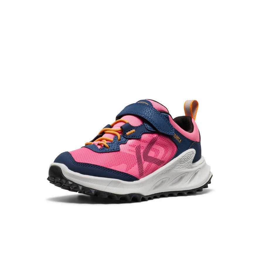 Adjustable Straps Little Kids' Zionic Waterproof Shoe  |  Naval Academy/Pink Lemonade