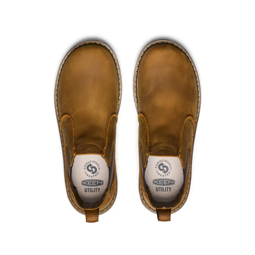 On The Move Shoes Men's San Jose Chelsea 90?? Heel Boot (Soft Toe)  |  Belgian/Gum