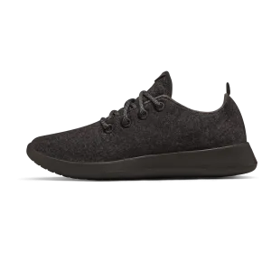 shock - absorption - level baby Men's Wool Runner - Natural Black (Black Sole)