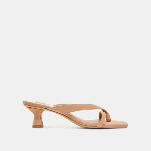 Pilates practitioners BREVEL HEELS TOFFEE SUEDE