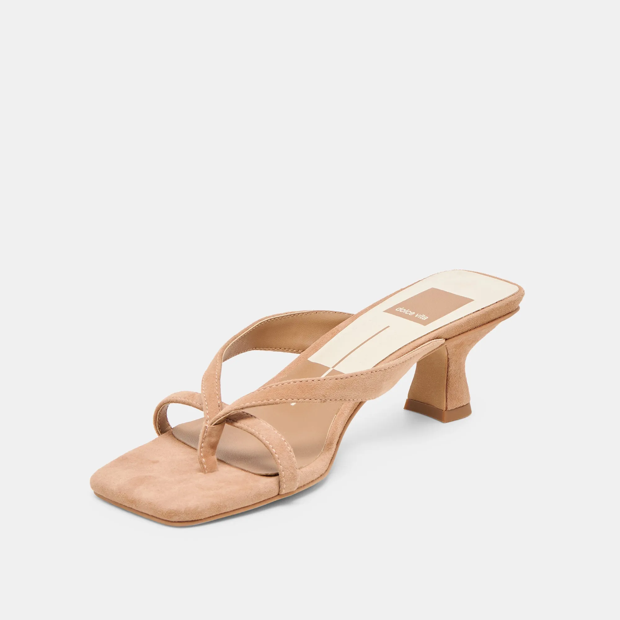 BREVEL HEELS TOFFEE SUEDE muted colors Seamless Interior Finish