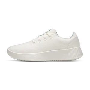 Multi-functional breathability Women's Wool Runner Go - Natural White/Lux Liberty (Natural White Sole)