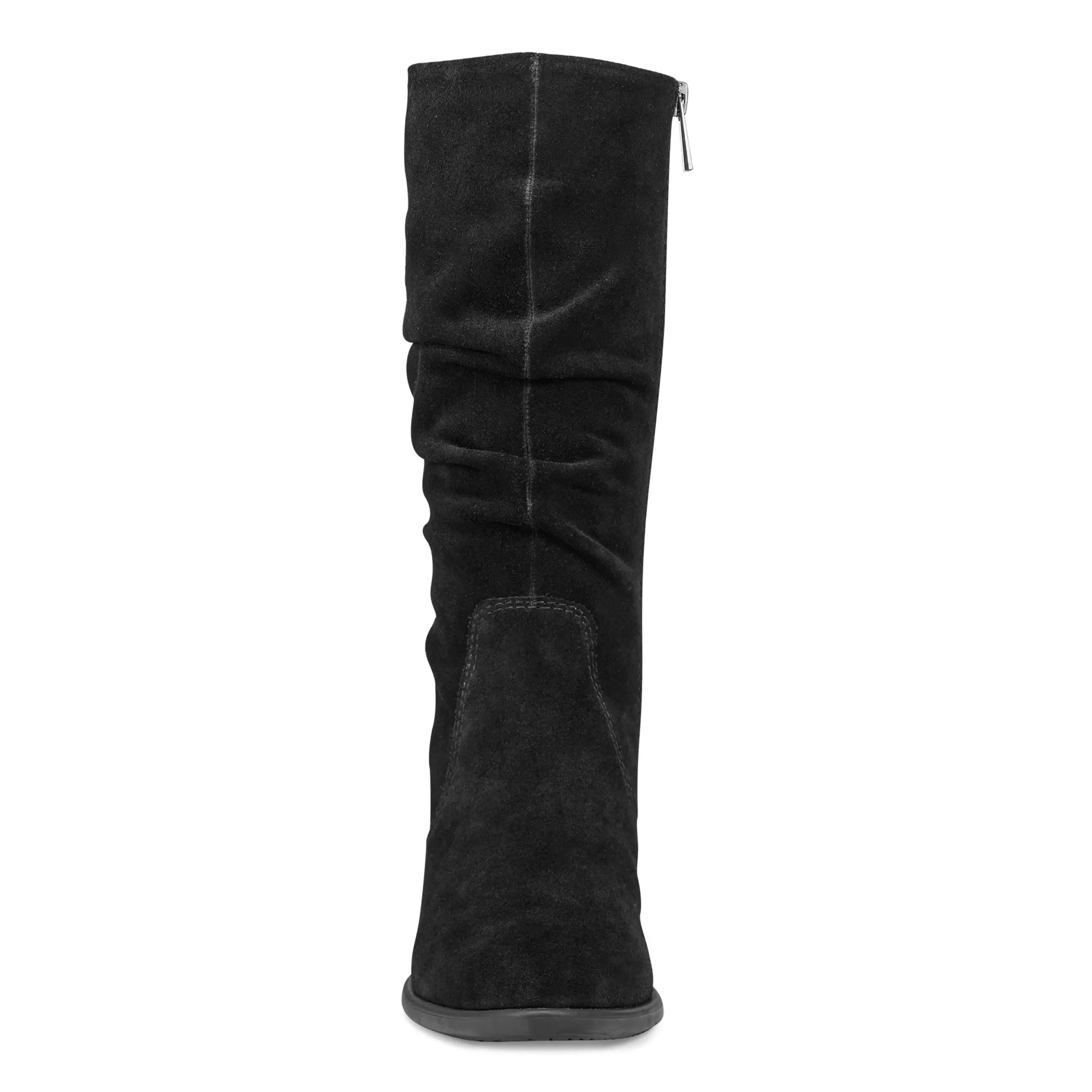 Vine Block Heel Almond Toe Casual Boots walking companions