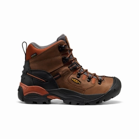 Men's Pittsburgh Energy 6" Waterproof Boot (Soft Toe)  |  Cascade Brown/Black Wrinkle Resistant