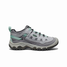Shock Absorption Technology Women's Targhee IV Vented Hiking Shoe  |  Alloy/Granite Green