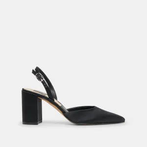 ReinforcedToe CAREL HIGH HEELS ONYX SATIN
