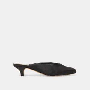 UMARA HEELS ONYX SATIN Supportive arch Walking Friendly