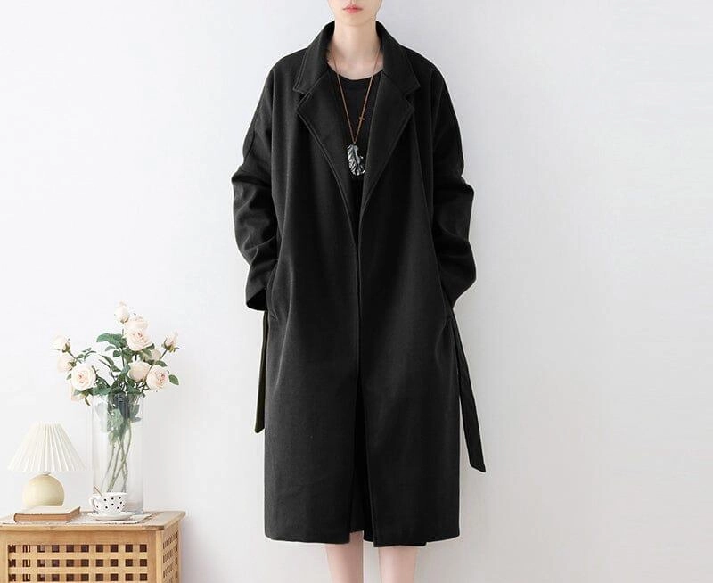 Street Comfort All Year Use Women Autumn Winter Solid Padded Trench Coat