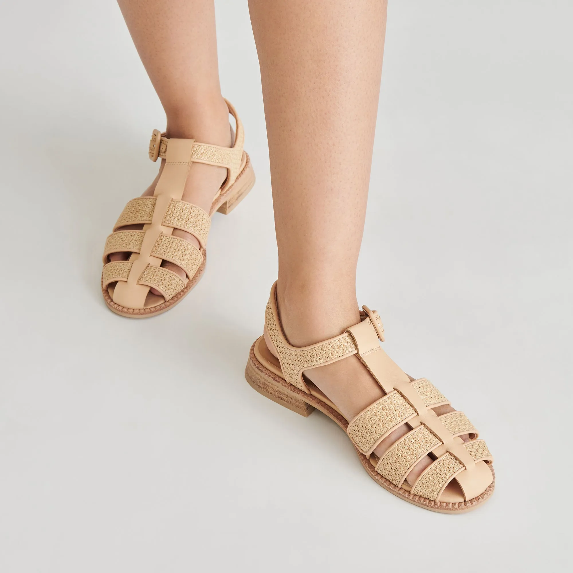 thrilling grip - level HOLIS SANDALS LT NATURAL RAFFIA