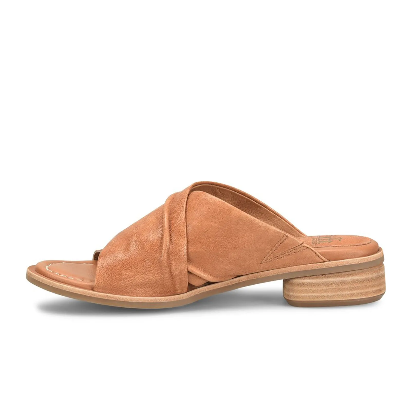 Sofft Fallon Slide Sandal (Women) - Luggage Lightweight Sole