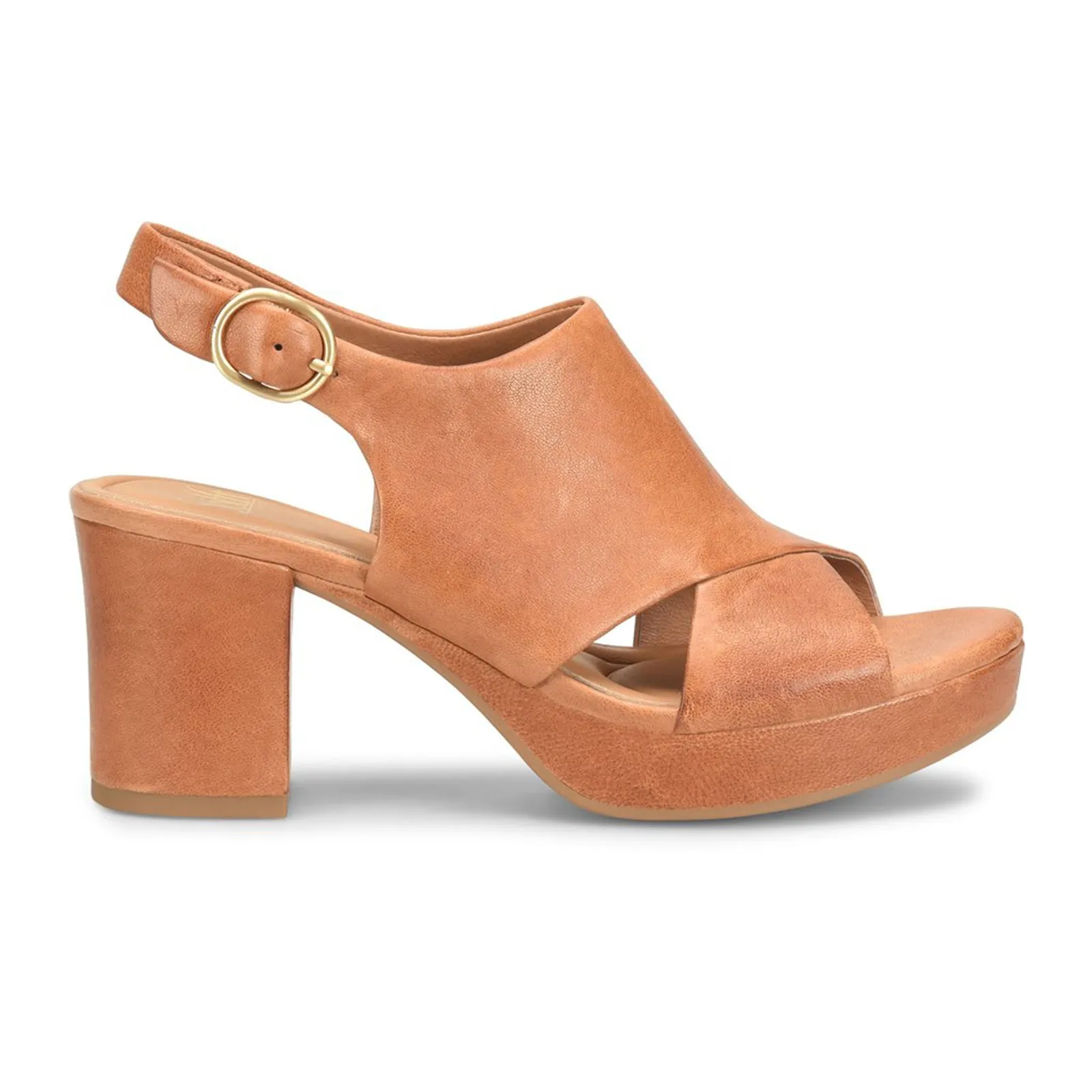Sofft Liv Heeled Sandal (Women) - Luggage Wide opening