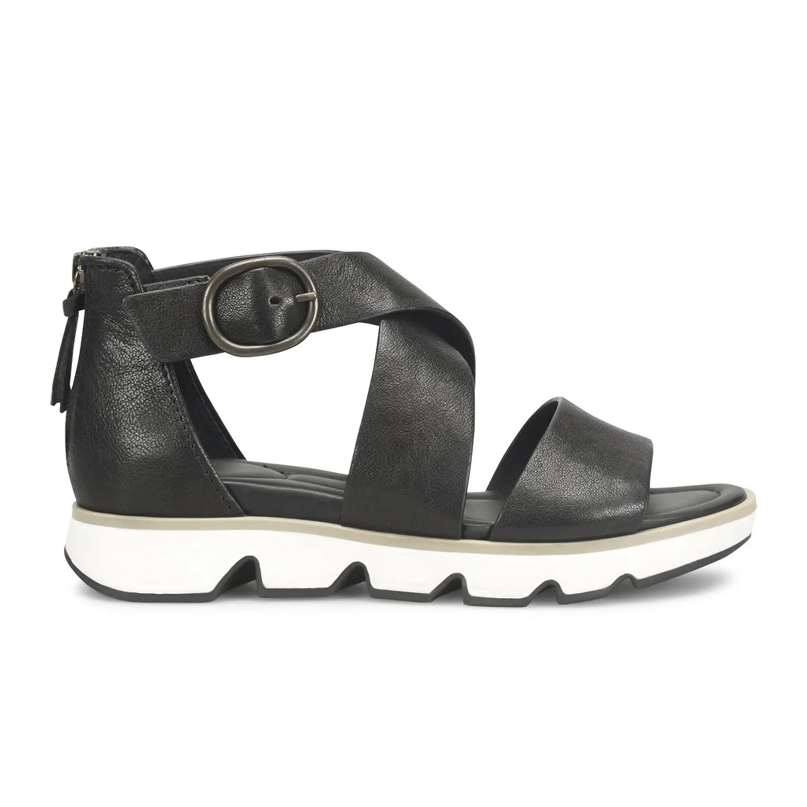 Sofft Mackenna Backstrap Sandal (Women) - Black Stay Cool