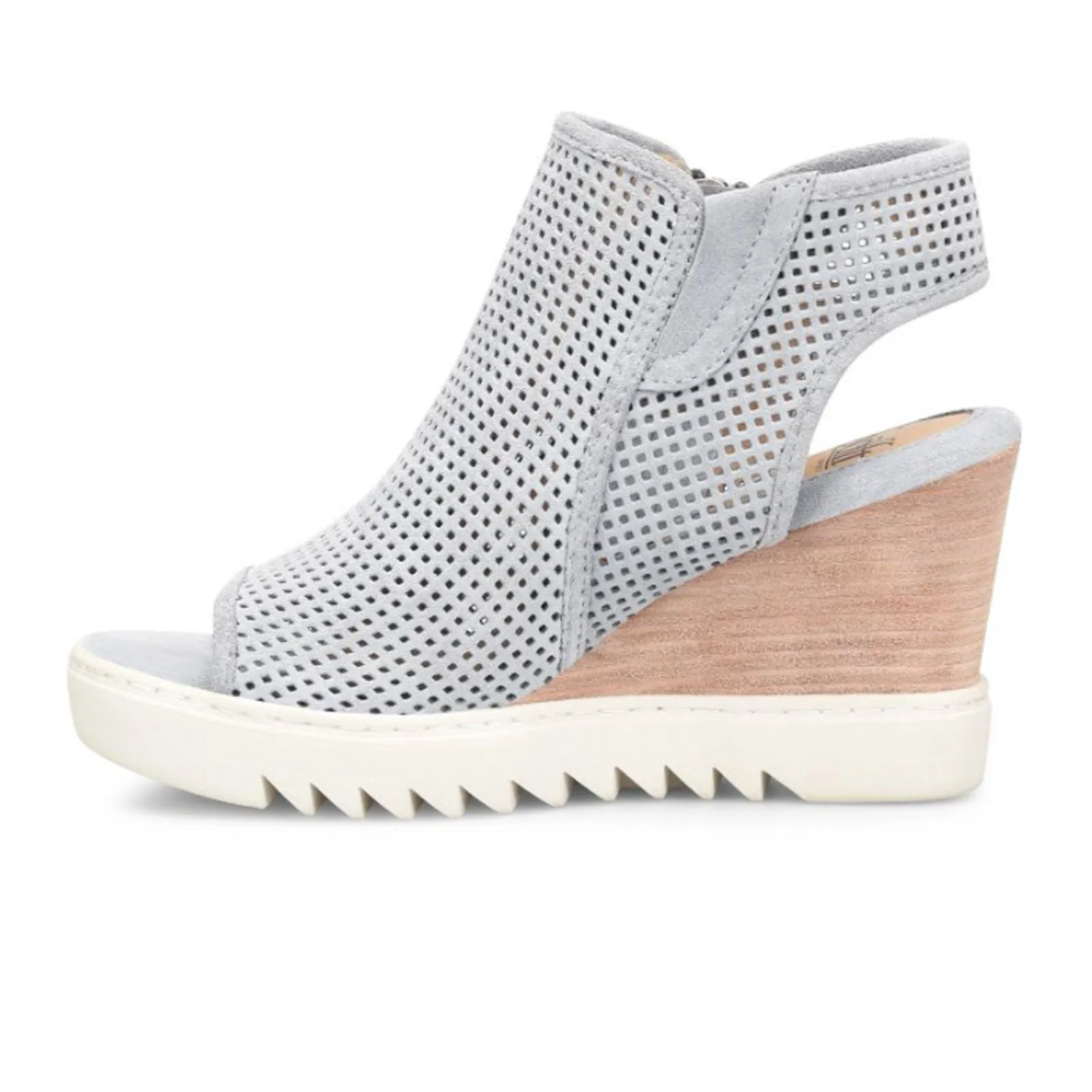 Sofft Ulani Wedge Sandal (Women) - Chambray Zip Up