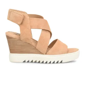 Durable Rubber Outsole Sofft Uxley Wedge Sandal (Women) - Desert