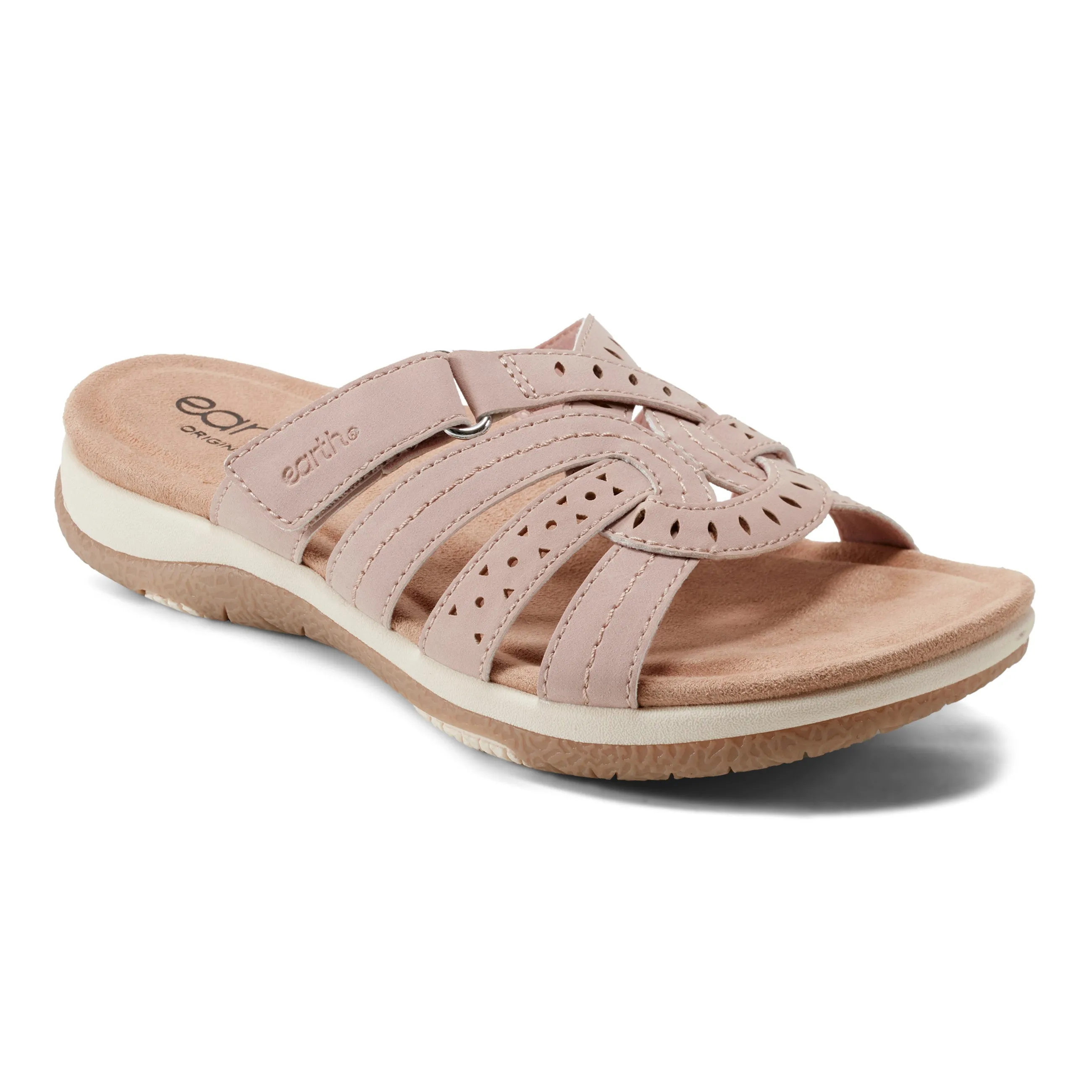Sassoni Strappy Casual Slip-On Flat Sandals golf shoes