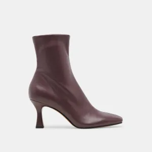 Motion Support Pressure Relief Grooves GLAMOR BOOTS WINE STELLA