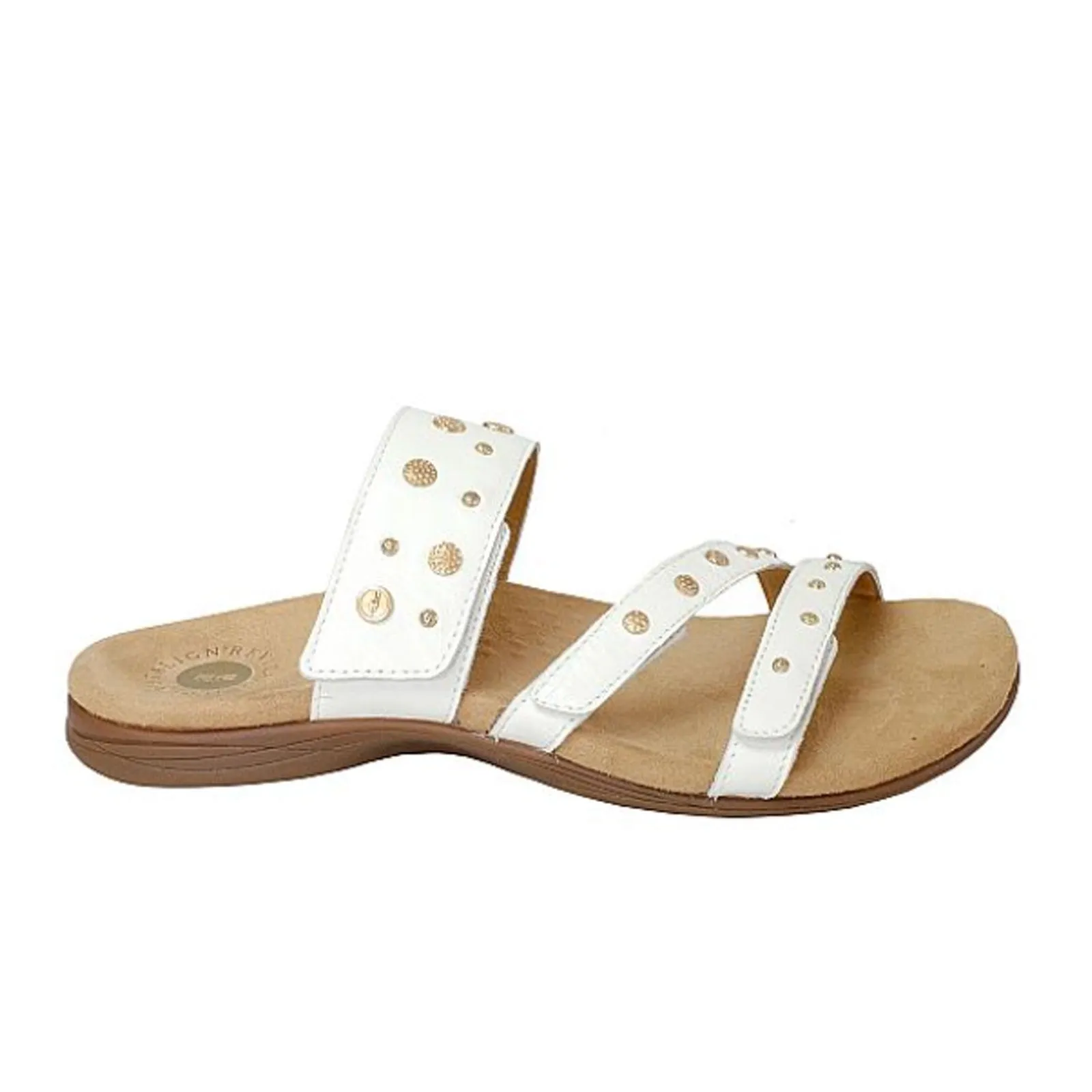 Cushioned Insole Revitalign Playa Slide Sandal (Women) - White
