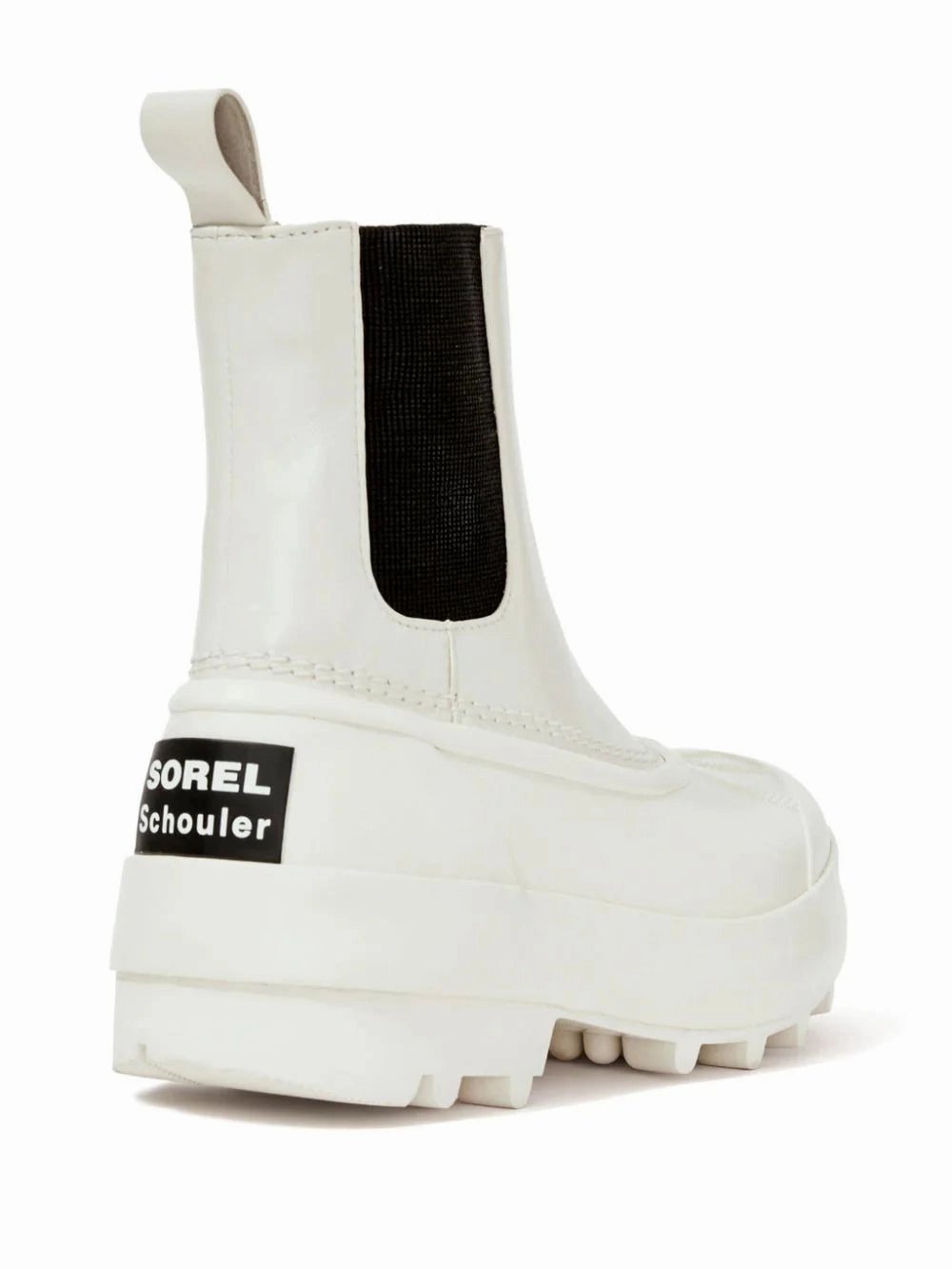 Peace Feel SOREL x Proenza Schouler Caribou Chelsea Boots in Chalk/Black