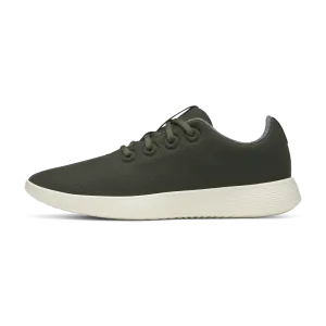 Busy Ready Men's Wool Runner NZ - Dark Jungle (Stony Cream Sole)
