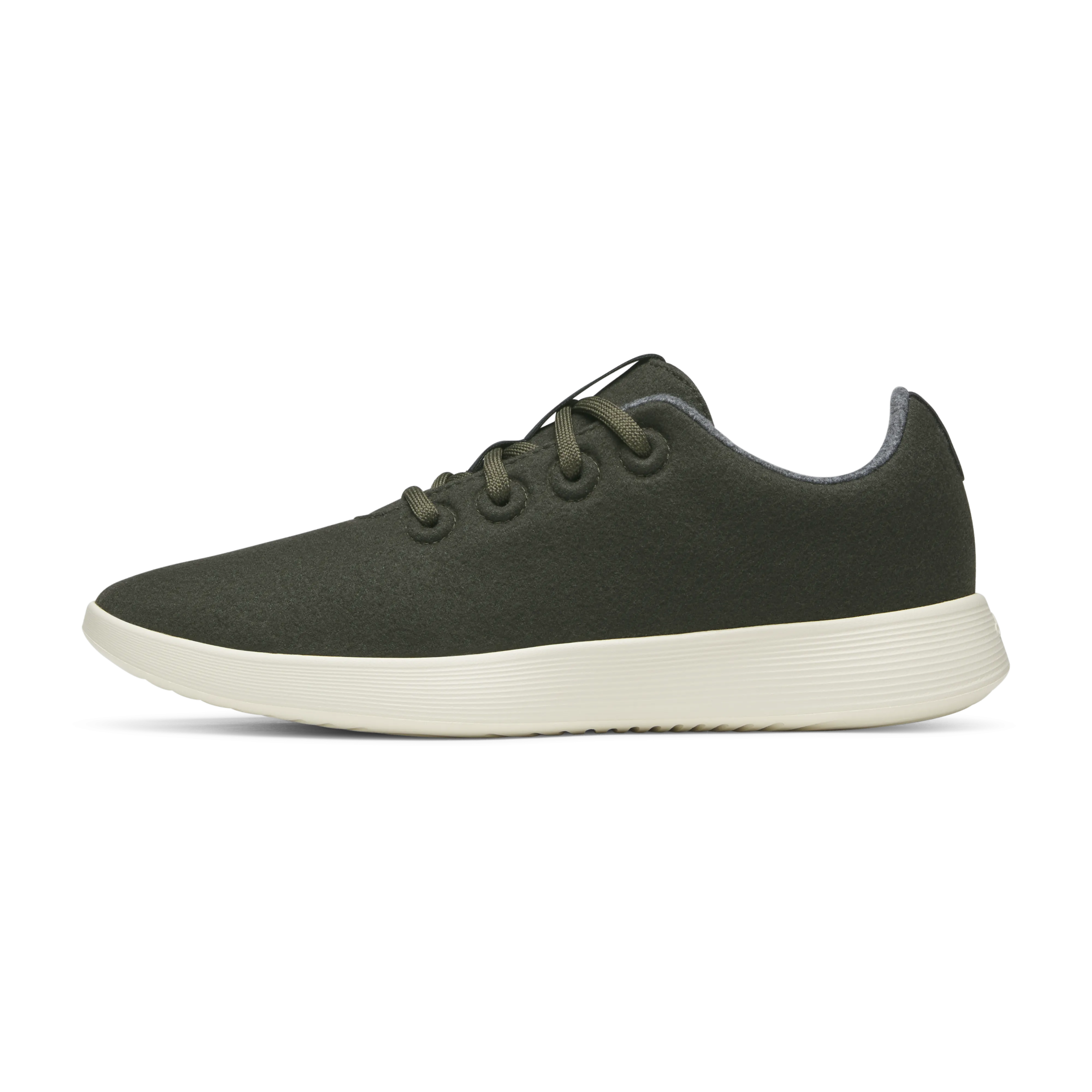Busy Ready Men's Wool Runner NZ - Dark Jungle (Stony Cream Sole)