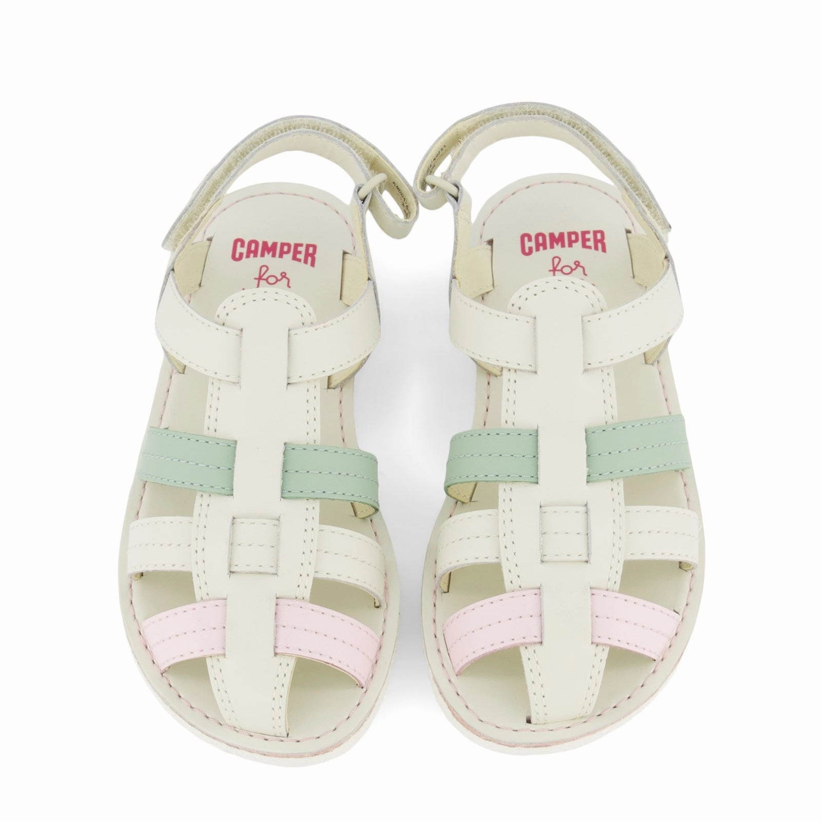 Reliable flair Camper Kids Girl MIKO Leather Sandals