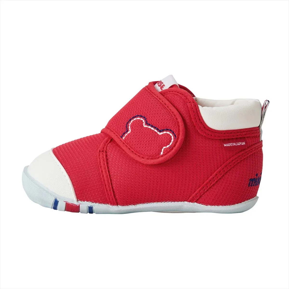 Stable Support Miki House My First Walker Shoes - Classic Red Built For Adventure Airy Feel