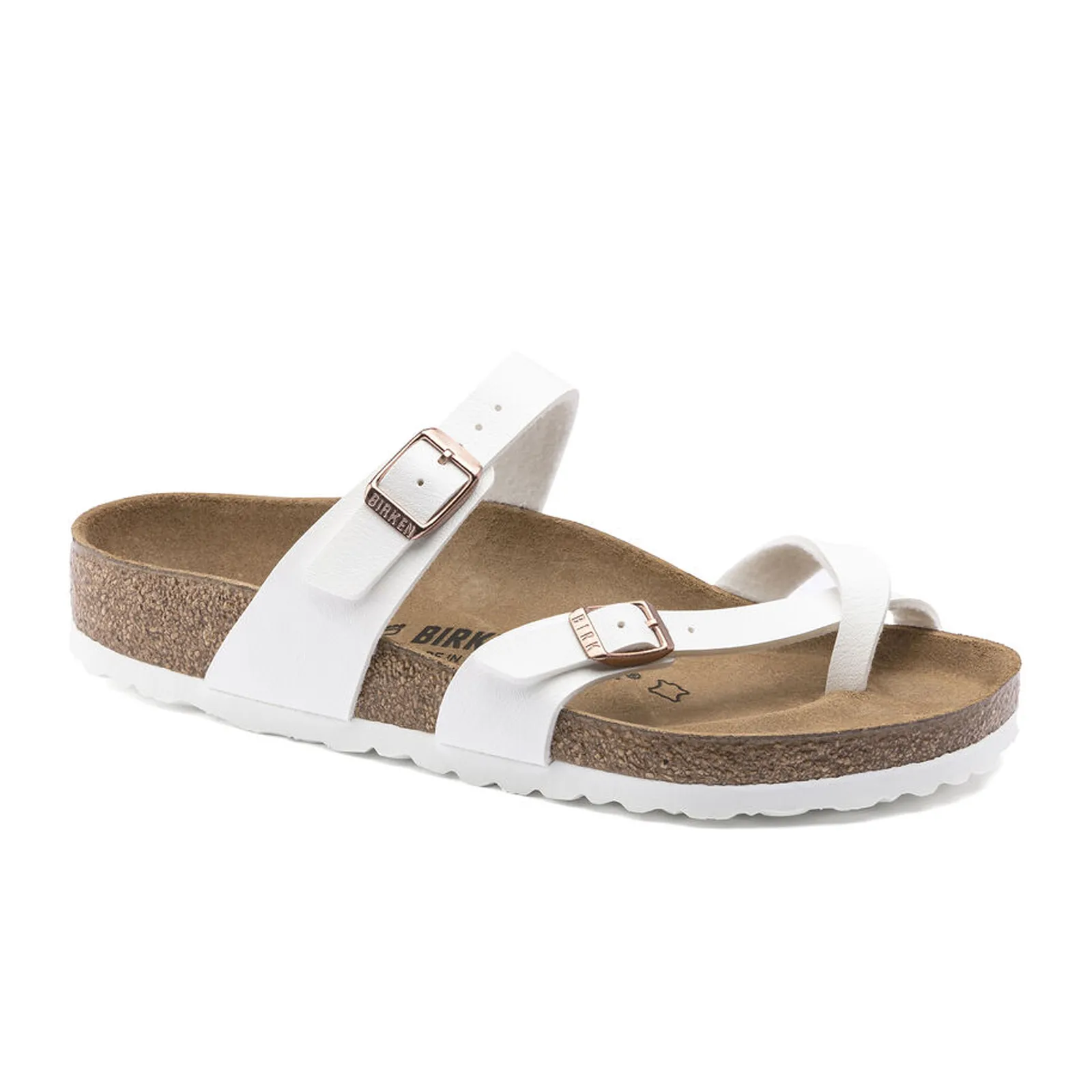 Water Resistant Birkenstock Mayari Sandal (Women) - White Birko-Flor