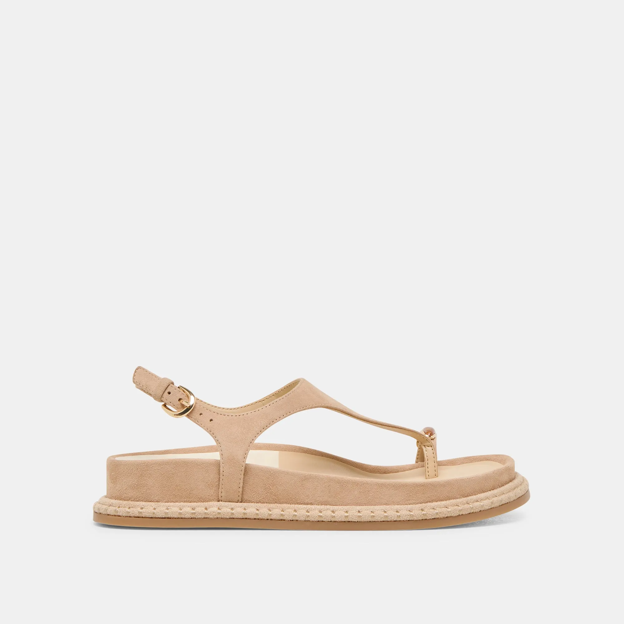 STEFAN GEMSTONE SANDALS BAMBOO SUEDE side - vents