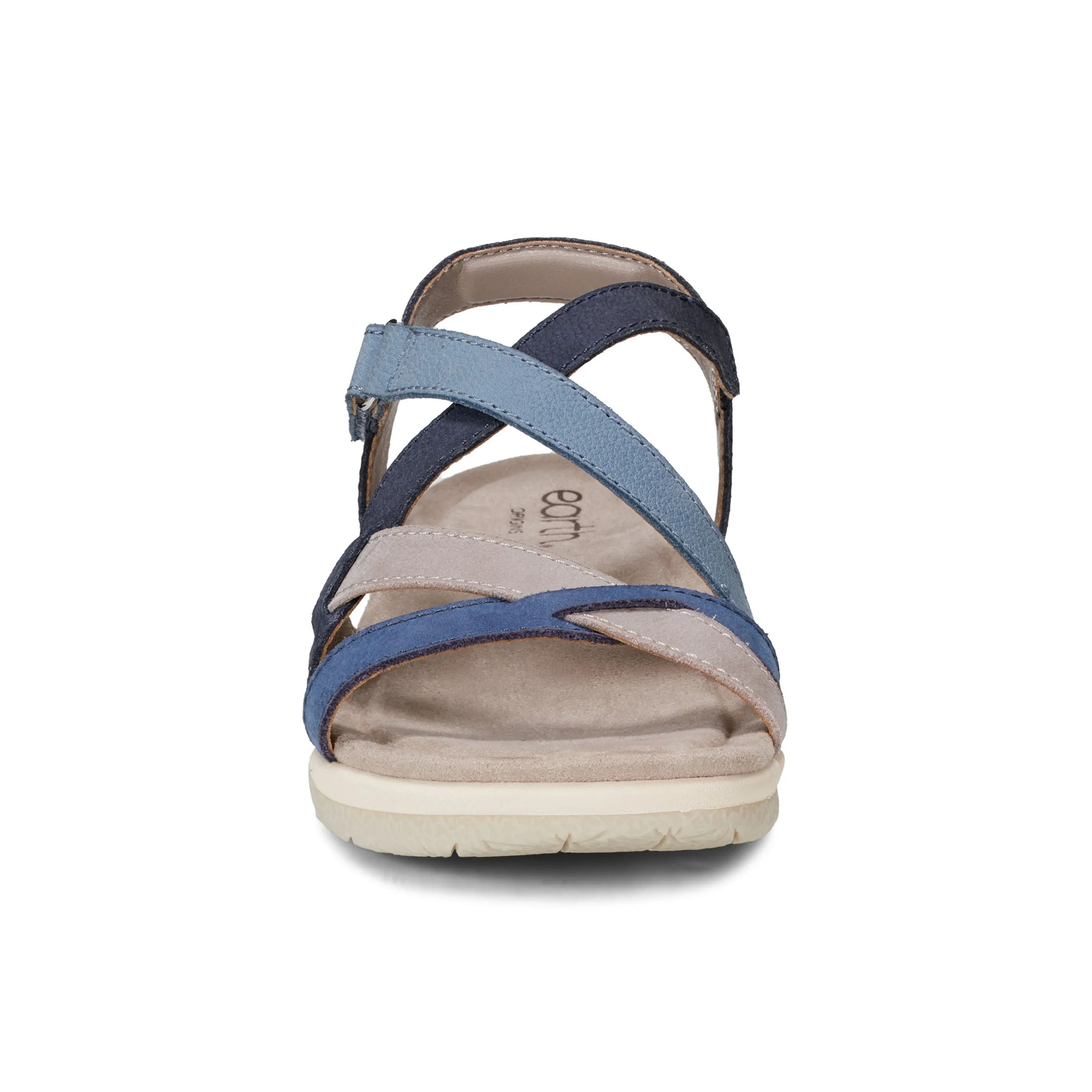 Sterling Casual Strappy Round Toe Flat Sandals Odor Control Technology