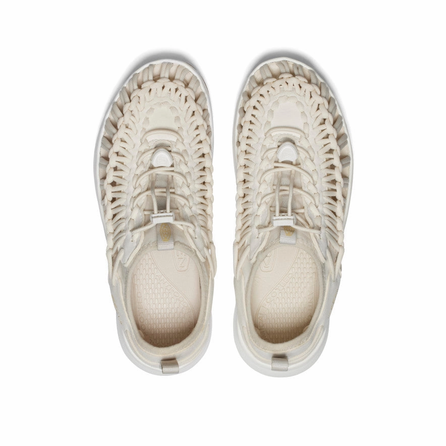 Low Heel Outdoor Friendly Women's UNEEK O3 Sneaker Sandal  |  Birch/Star White