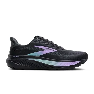 Brooks Ghost 17 Running Shoe (Women) - Grey/Clearwater/Purple Reinforced Form Mountain Climber Seamless Comfort Morning Walk