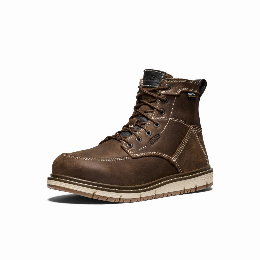 Women's San Jose 6" Waterproof Boot (Aluminum Toe)  |  Cascade Brown/Gum City Trek Everyday Pair