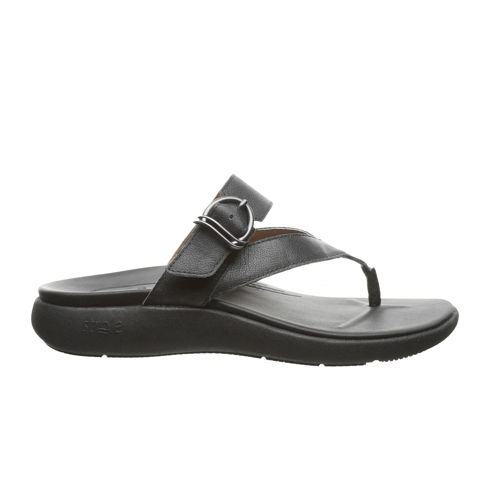 Strole Promenade Sandal (Women) - Black 2 Non   Skid