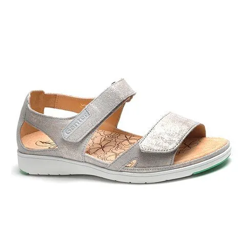 Foldable style Non Slip Sole Ganter Gina Sandal (Women) - Grey/Chic