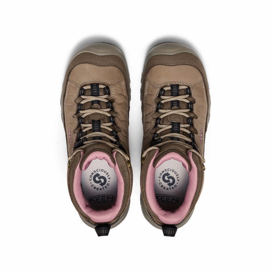 Urban Explorer Cold Trek Women's Targhee IV Waterproof Hiking Boot  |  Brindle/Nostalgia Rose